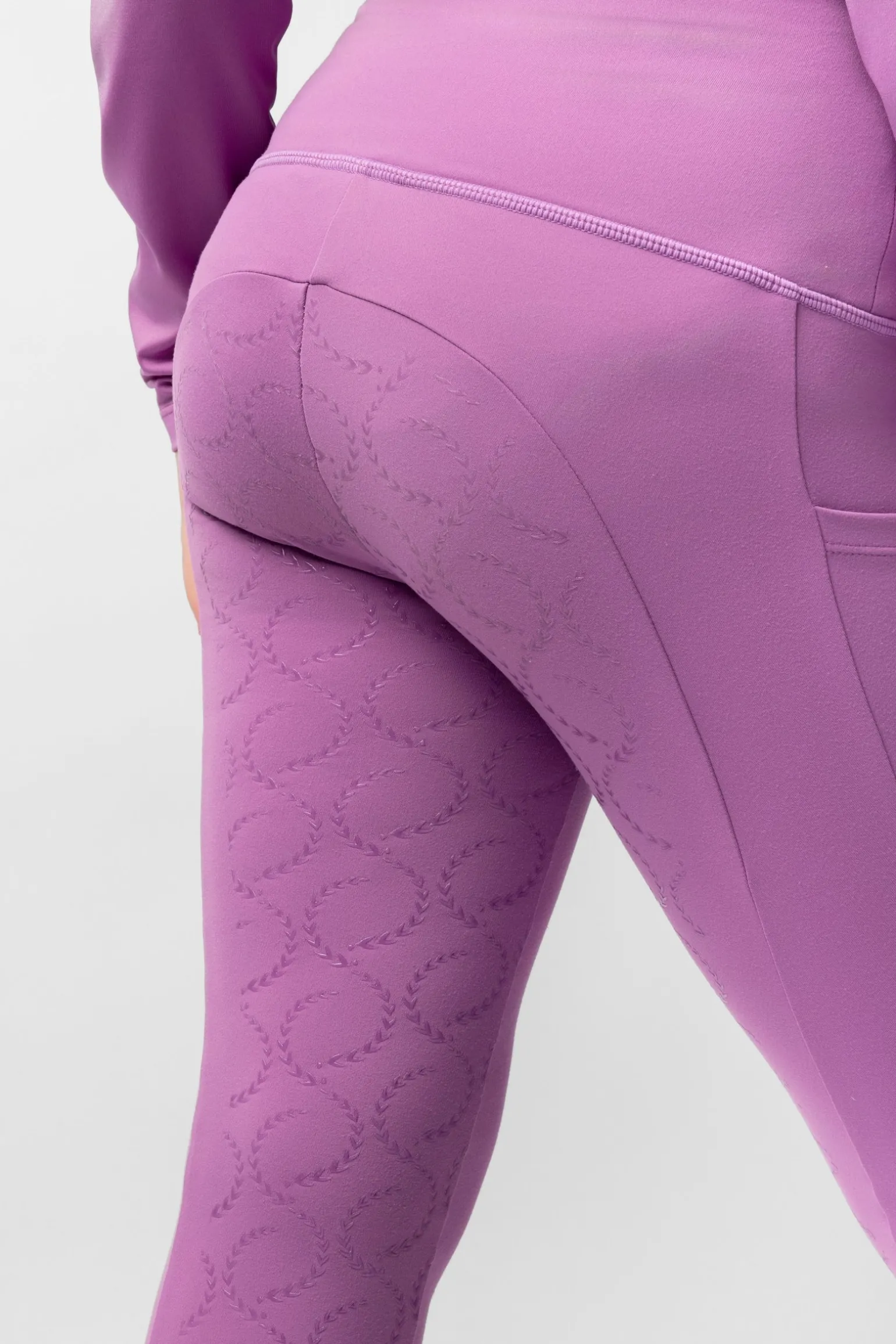 Gillian Kinder Kompressionsreitleggings mit Vollbesatz