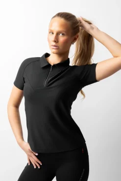 Giselle Damen zweifarbiges Poloshirt