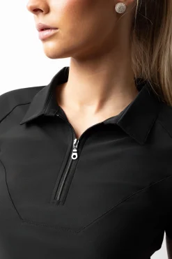 Giselle Damen zweifarbiges Poloshirt