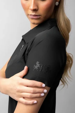 Giselle Damen zweifarbiges Poloshirt