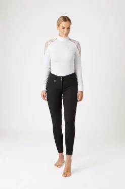 Grand Prix Damenreithose mit Silikon-Kniebesatz, UPF 50+