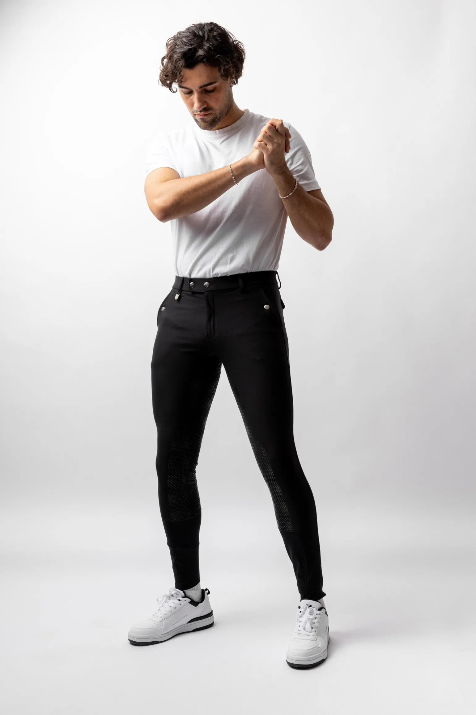 Grand Prix Herrenreithose mit Vollbesatz aus Silikon UPF 50+