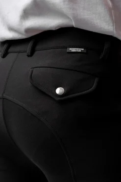 Grand Prix Herrenreithose mit Kniebesatz aus Silikon UPF 50+