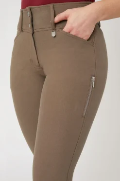 Grand Prix II Damen Reithose mit Kniebesatz