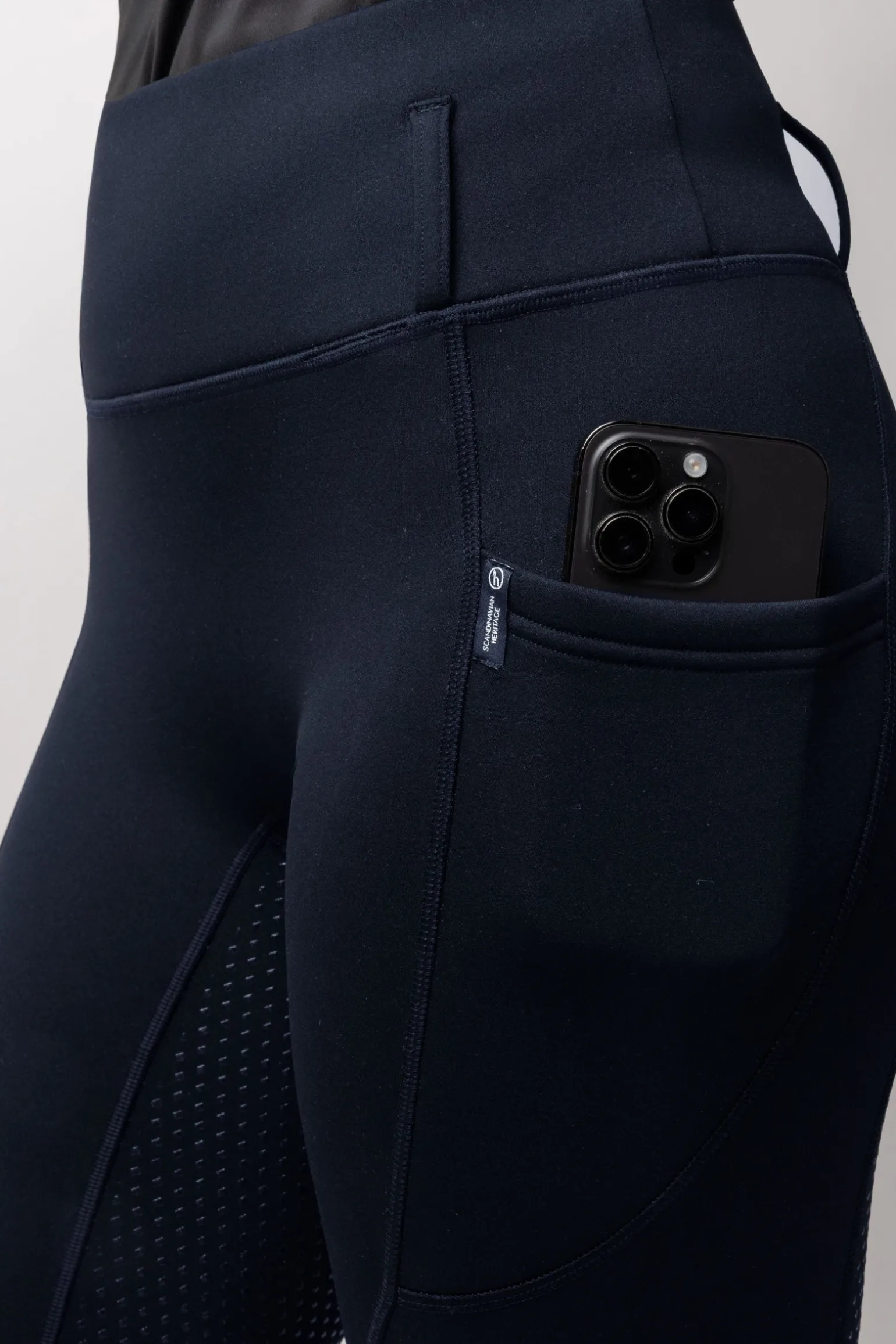 Greta Damen Thermo Vollbesatzreitleggings