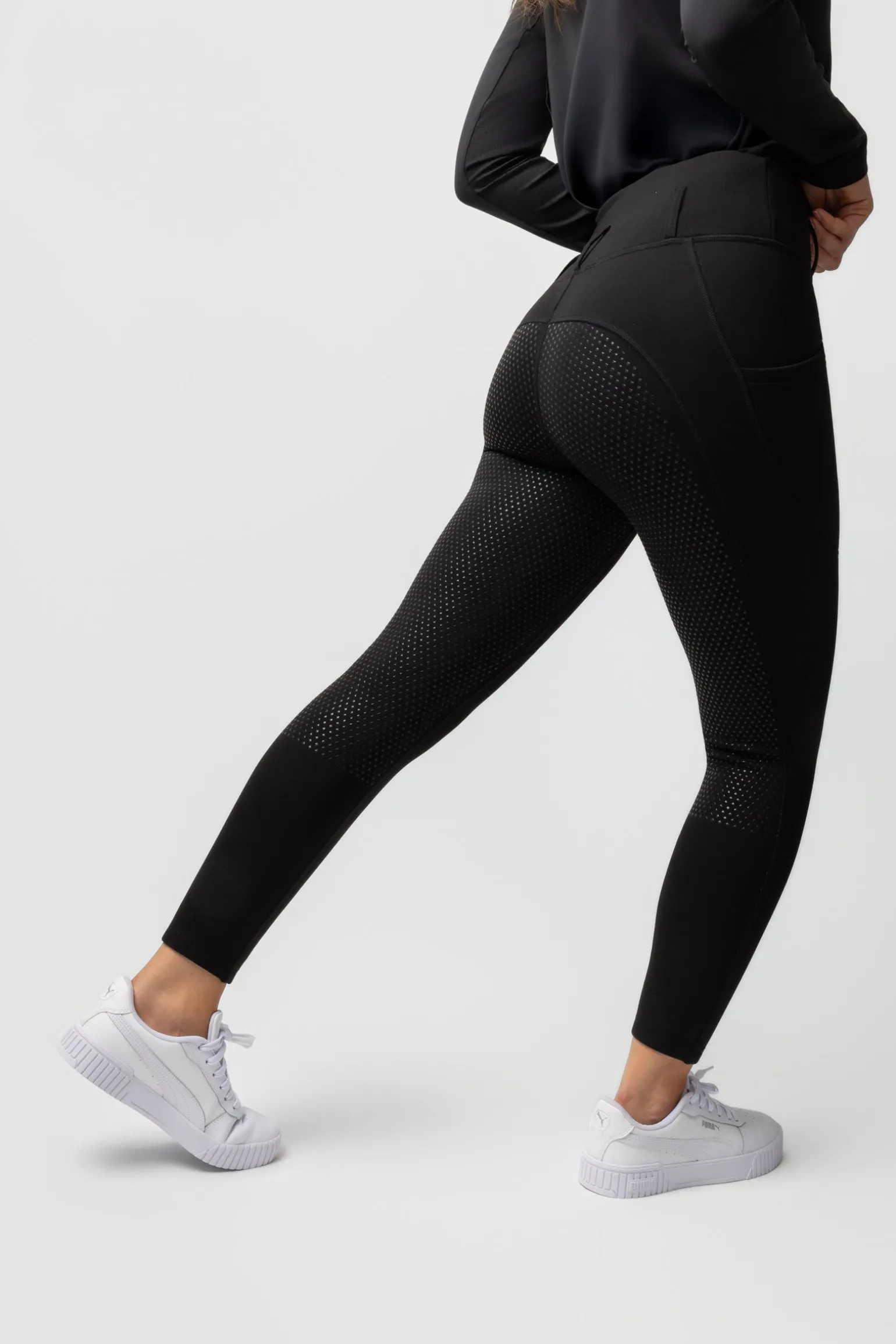 Greta Damen Thermo Vollbesatzreitleggings