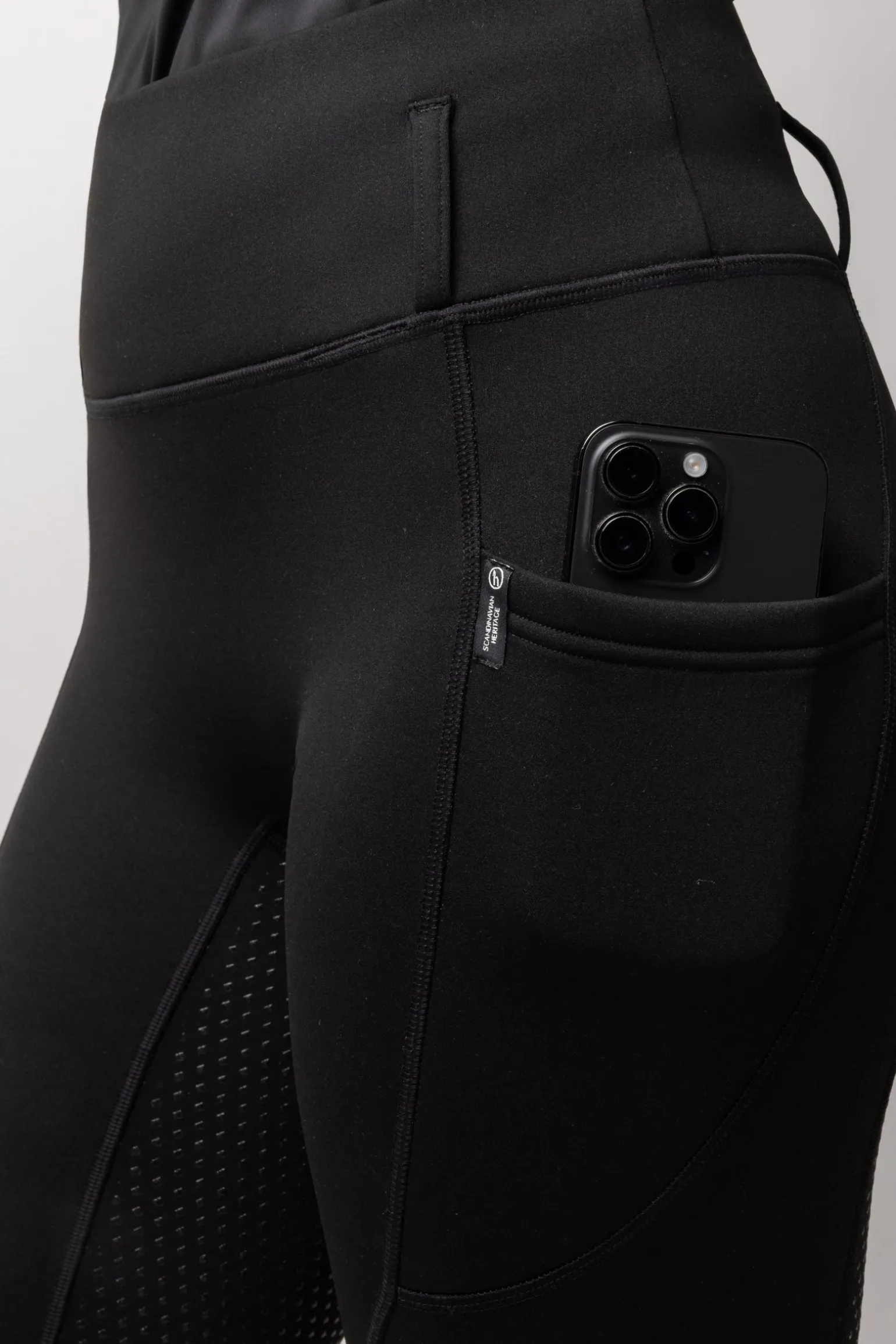 Greta Damen Thermo Vollbesatzreitleggings