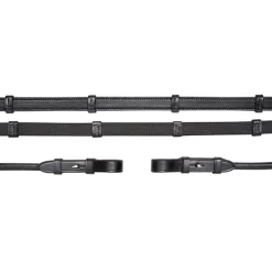 Gummierte Trensenzügel rundgenäht