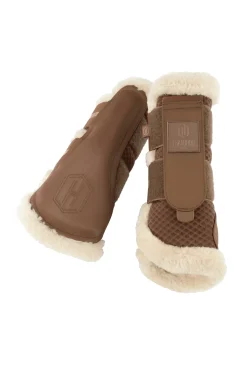 Heritage AW24 Mesh Gamaschen mit Kunstfell