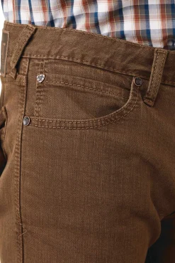 Herren M7 Str Grizzly Straight Jeans in Olivgrün