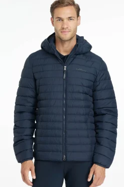 Herren-Steppjacke mit Kapuze
