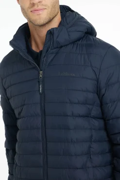 Herren-Steppjacke mit Kapuze