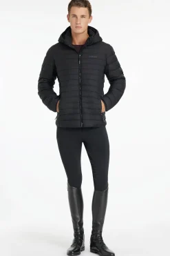 Herren-Steppjacke mit Kapuze