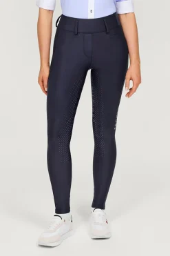 Highland Damen Hybrid-Vollbesatzreithose mit Silikon