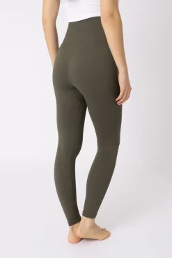 Janine Women's nahtlose Knie Besatz Tights mit Handytasche