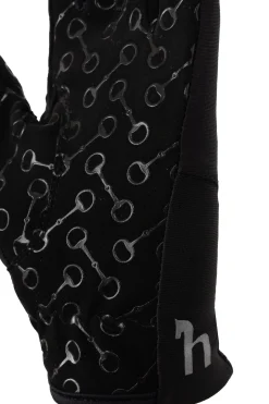 Kids Reithandschuhe mit Silikonprint