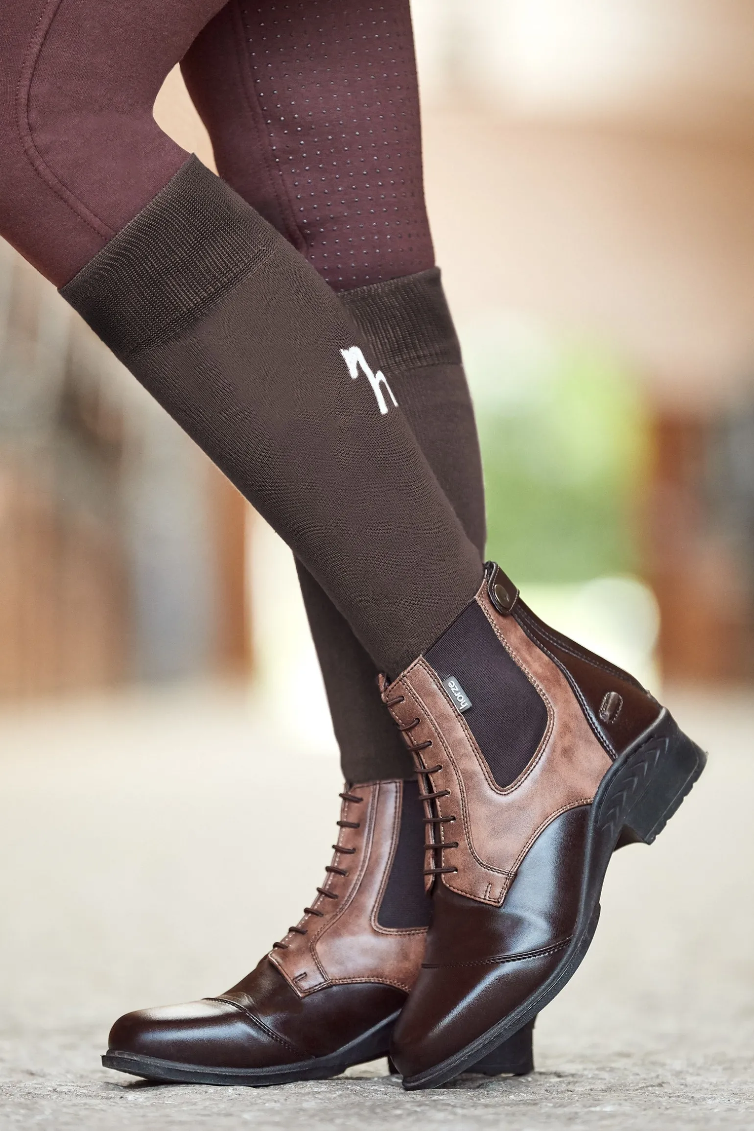 Kilkenny zweifarbige Damen Reitstiefeletten