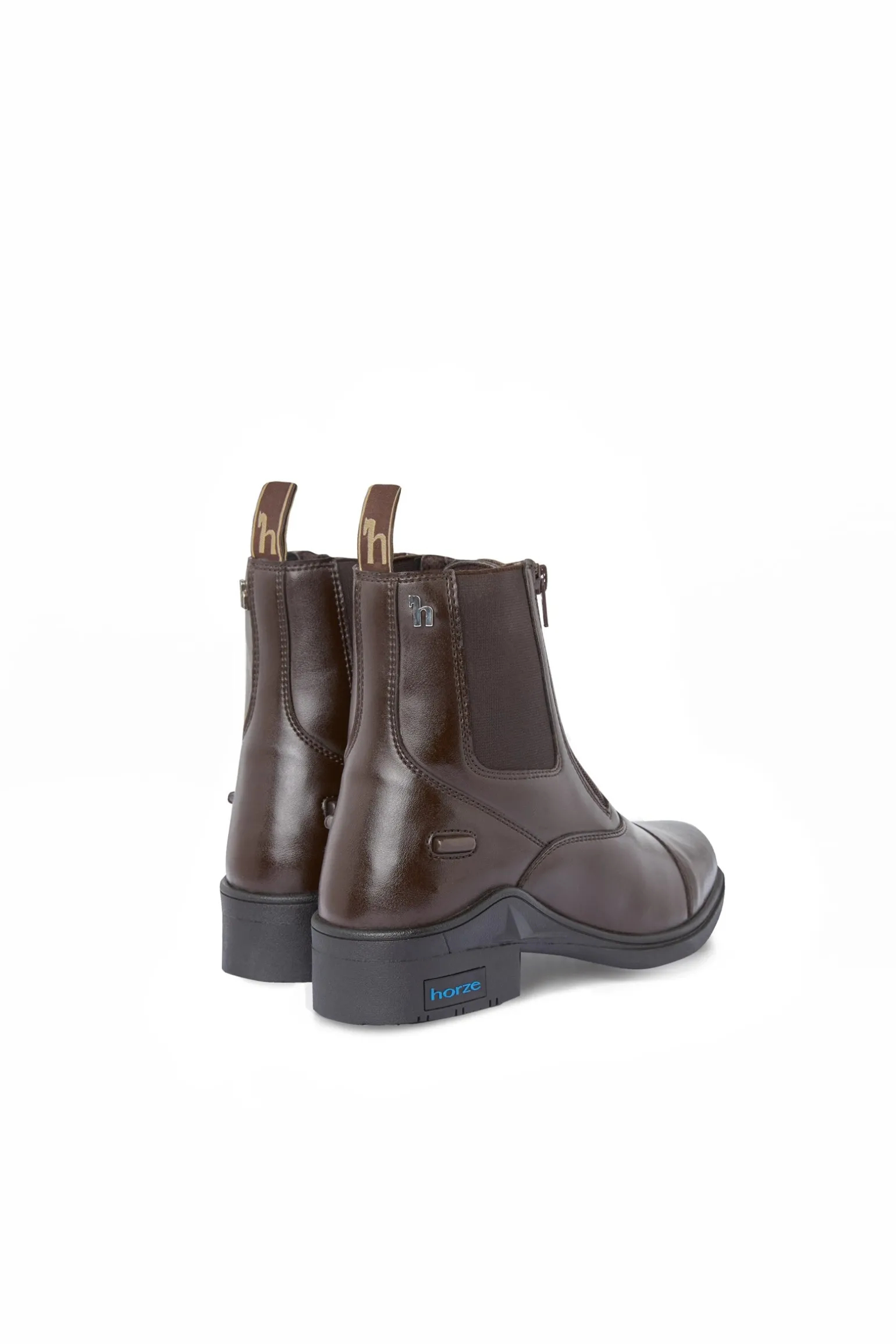 Kingston Damen Reitstiefeletten mit doppeltem Reißverschluss