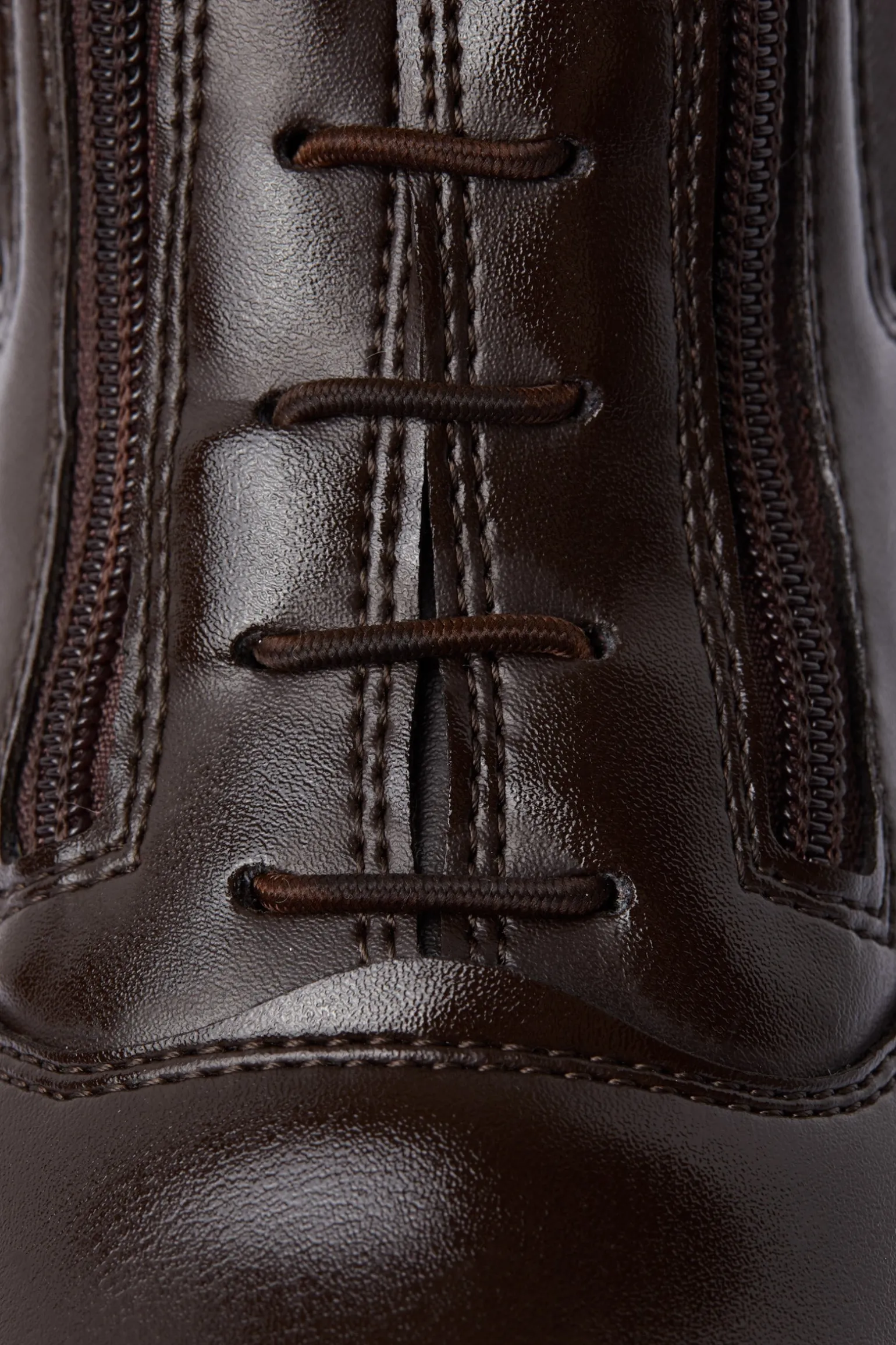 Kingston Damen Reitstiefeletten mit doppeltem Reißverschluss