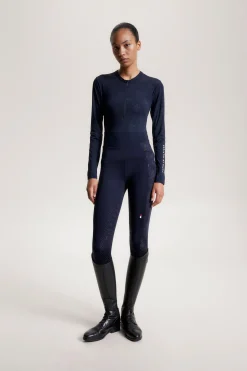 Köln Reflektierendes Langarm 1/4 Reißverschluss Trainingsoberteil