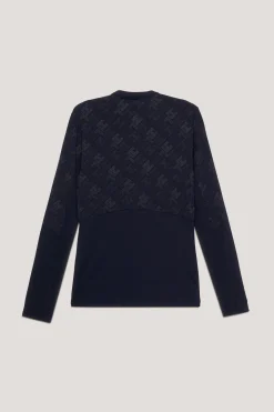 Köln Reflektierendes Langarm 1/4 Reißverschluss Trainingsoberteil