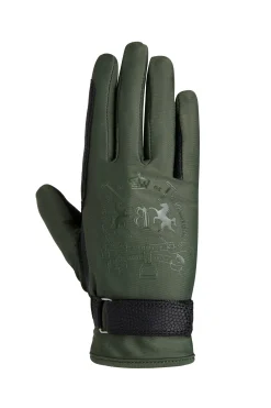 Laia Damen Reithandschuhe mit Logo Print