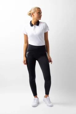 Lara Damen Reitleggings mit Vollbesatz mit hohem Bund