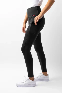 Lara Damen Reitleggings mit Vollbesatz mit hohem Bund