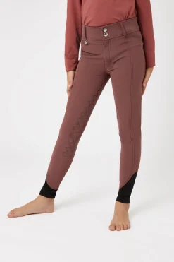 Leighton Teens Vollbesatzreithose mit Silikongrip und Handytasche