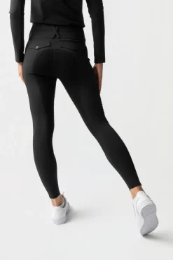 Leonie Damen-Vollbesatzreithose aus veganem Wildleder