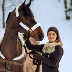 Lincoln Halfter mit Kunstfell