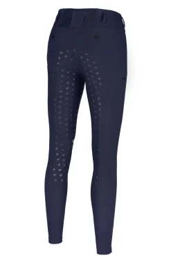 Linnett Damen nahtlose Vollbesatzreitleggings mit hohem Bund