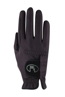 Lisboa Reithandschuhe für Damen Roeck Grip mit Swarovski Kristallen