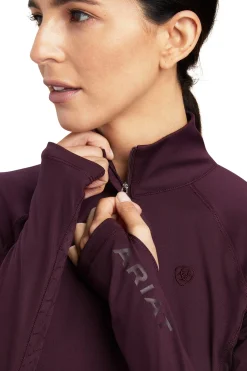 Lowell 2.0 Damen 1/4 Zip Longsleeve Shirt