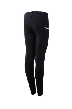 Lucinda Kinder Reitleggings mit Silikonvollbesatz und hohem Bund