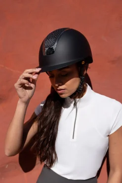 Majoris Mips Helm mit Strass-Steinen