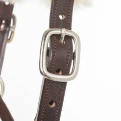 Marvellous Lederhalfter mit Lammfell