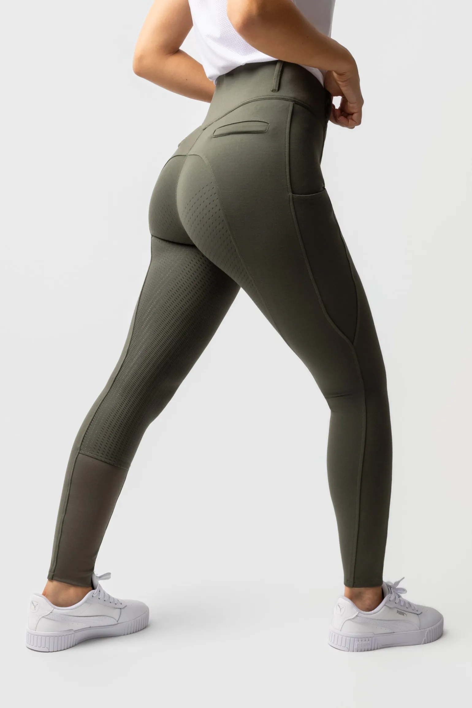 Mira Damen Reithose mit Vollbesatz und hohem Bund