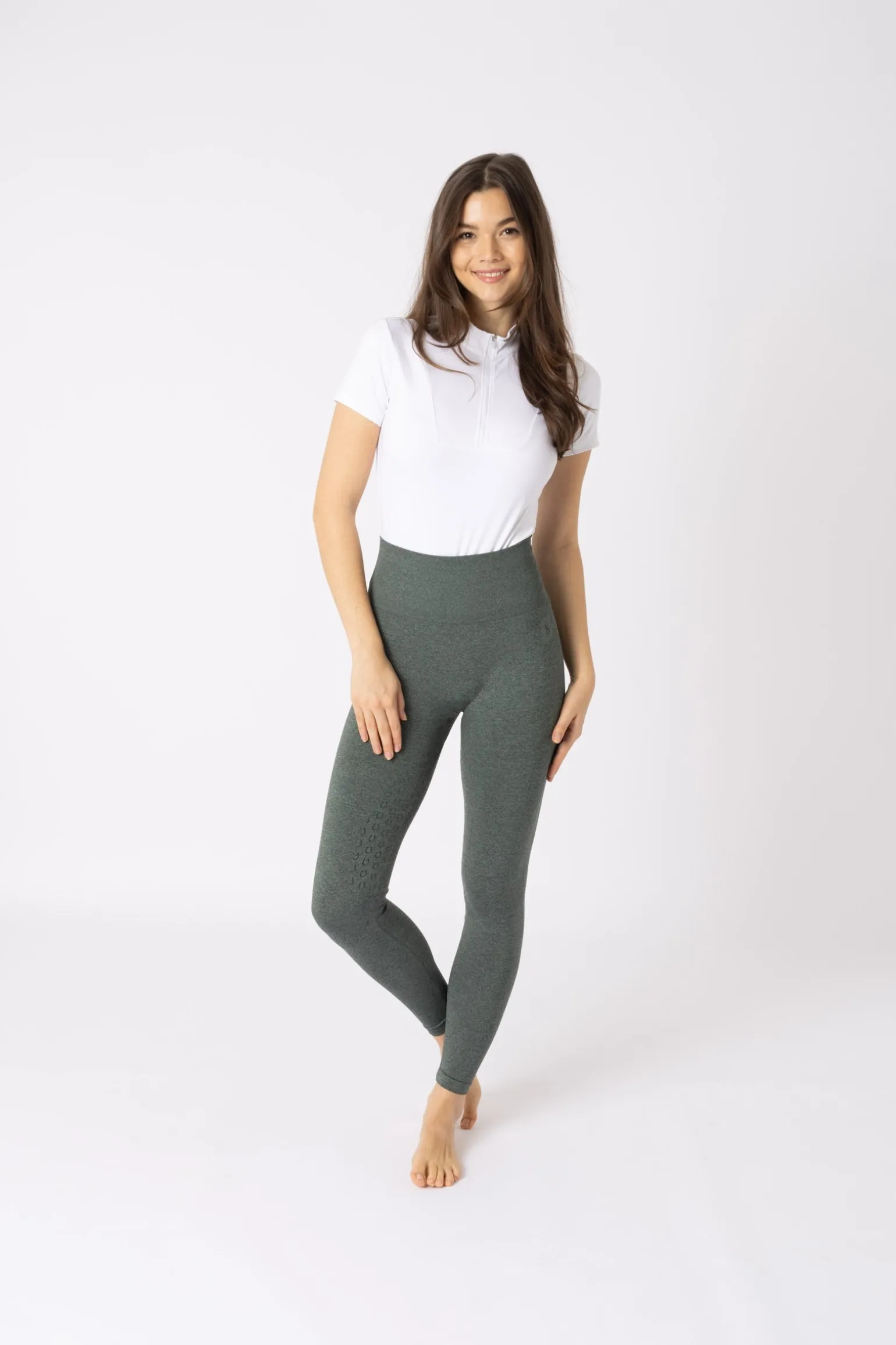 Nessa Nahtlose Vollbesatz Scrunch Reitleggings