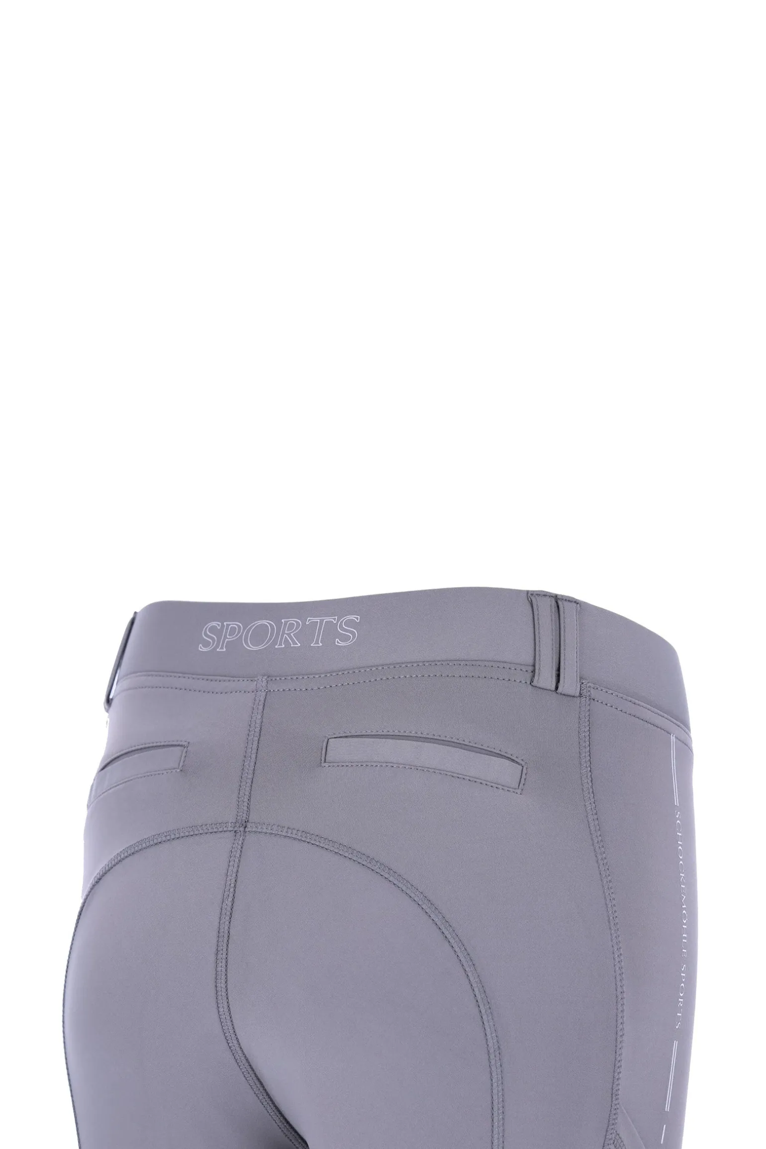 New Pocket Damen-Reitleggings Kniebesatz