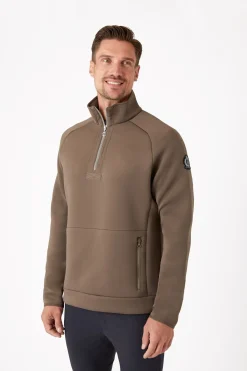 Nicolas Herren Funktionssweatshirt mit Reißverschlusstaschen