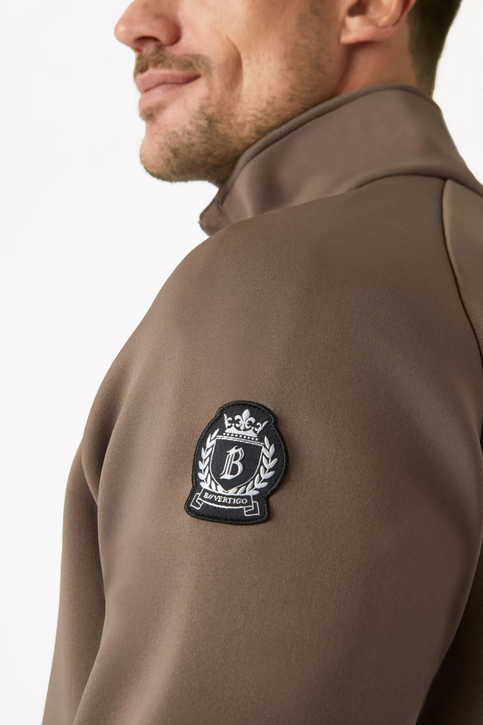 Nicolas Herren Funktionssweatshirt mit Reißverschlusstaschen