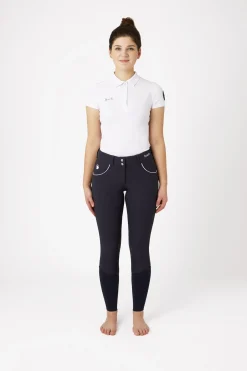 Nordic Performance Damen-Vollbesatzreithose mit Silikongrip, UPF 50+