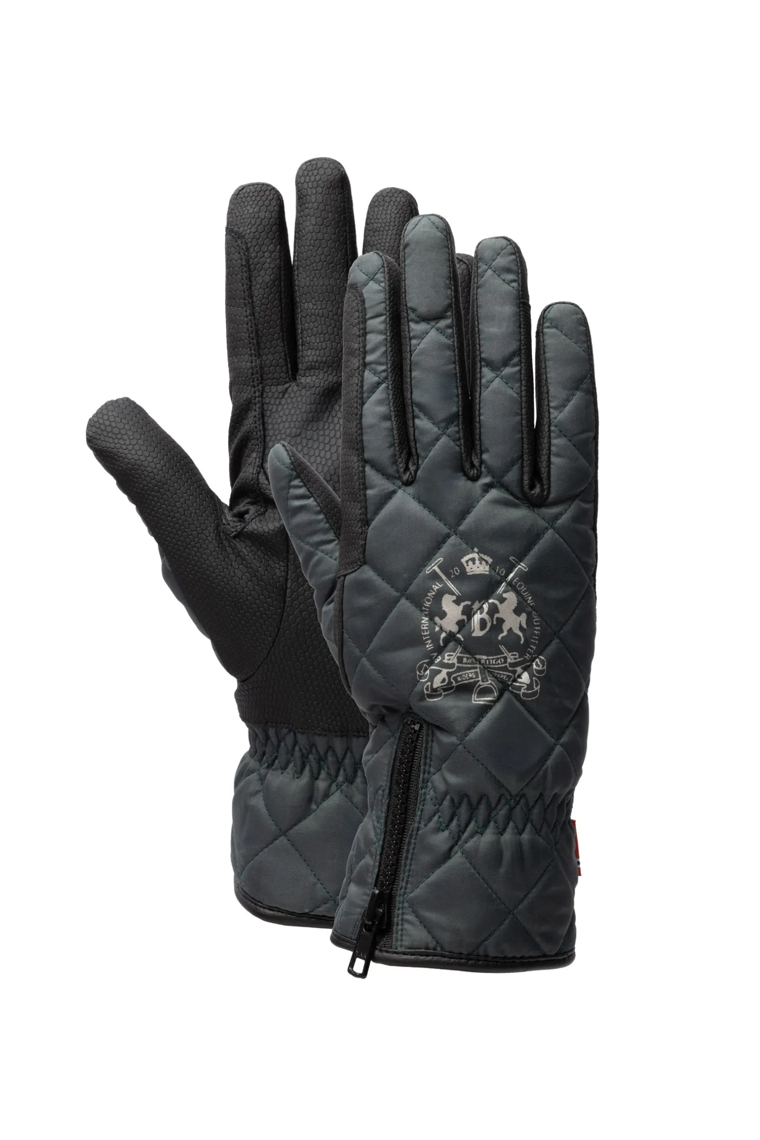 Onyx wasserfeste gepolsterte Reithandschuhe