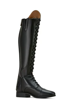 Palisade Lace Damen hohe Reitstiefel mit Schnürung