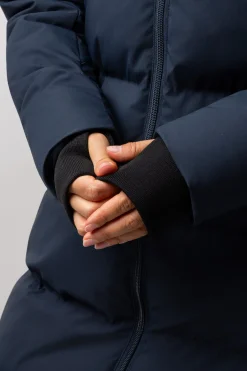 Paloma Damen langer wattierter Mantel