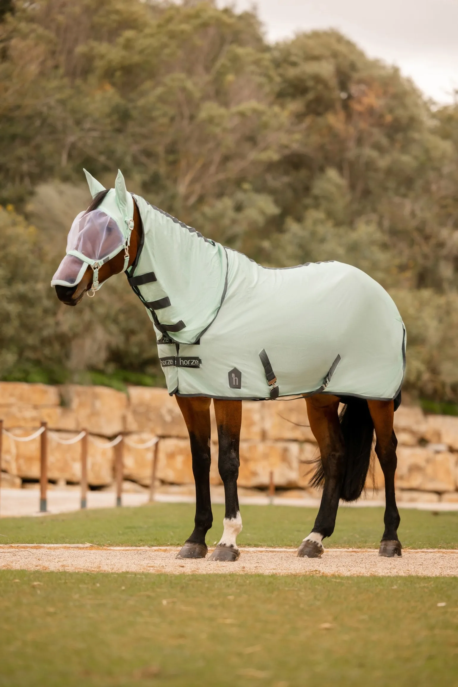 Paso Fino Fliegendecke mit abnehmbarem Halsteil und UV Schutz
