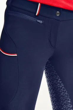 Performance Softshell Reithose mit Vollbesatz mit Grip für Damen