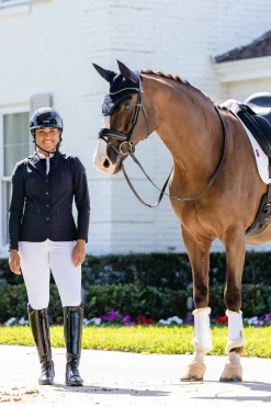 Puissance Dressurschabracke aus Wildlederimitat