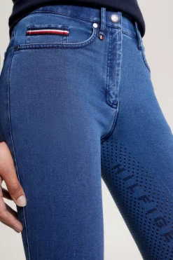 Queens Denim Vollbesatz Reithose